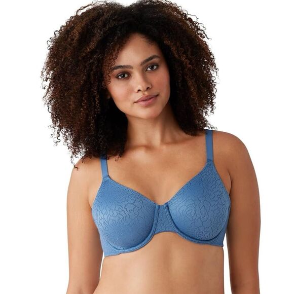 Wacoal NWT Women's Inside Job Underwire Bra Coronet Blue 42DDD - Picture 1 of 4